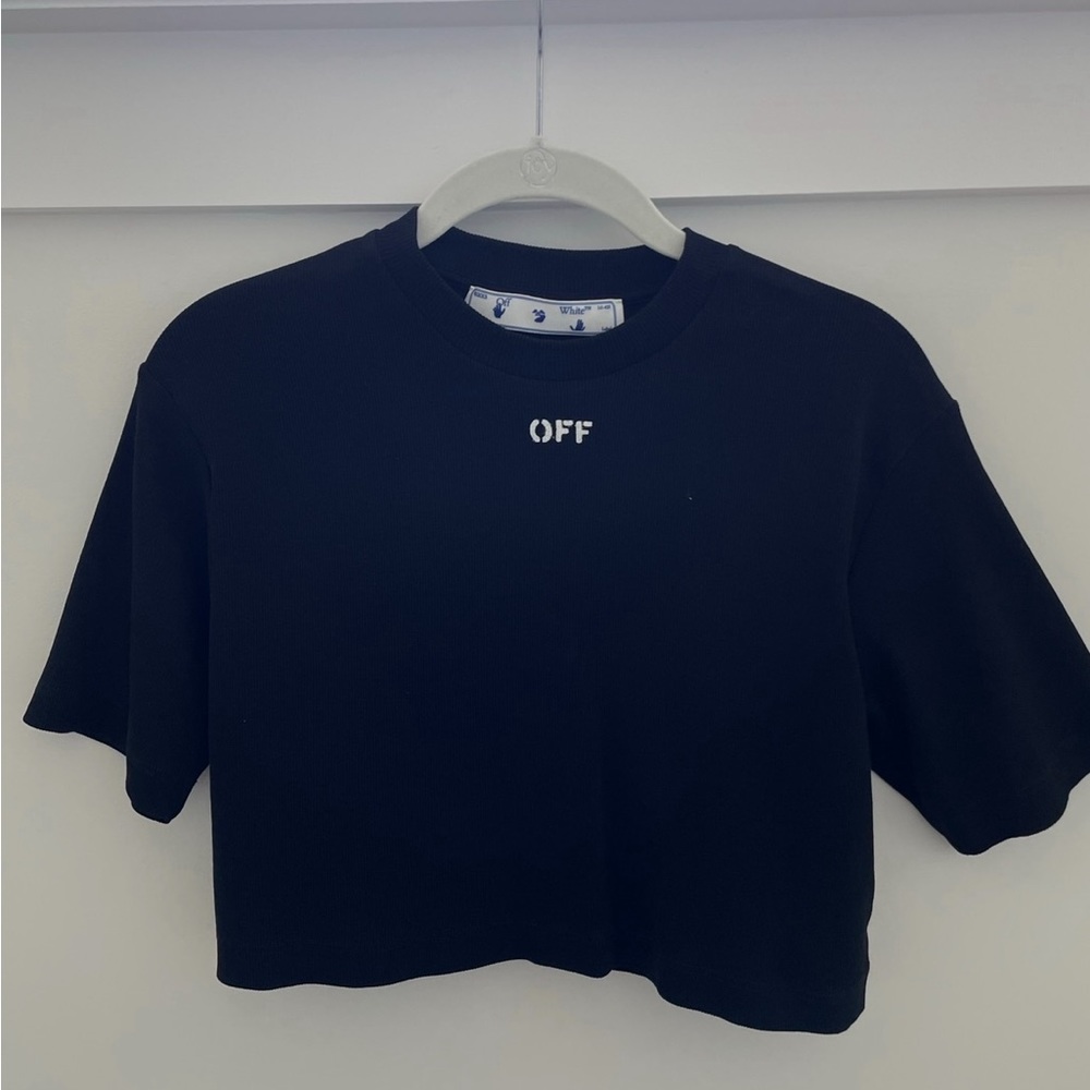 OFF-WHITE cropped t-shirt